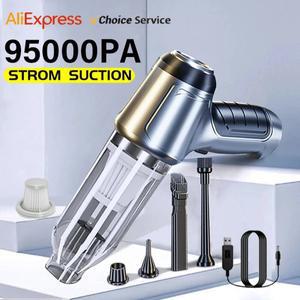 자동차 진공 청소기 강력한 흡입 미니 기계 무선 휴대용 송풍기 가전 제품에 대한 공기 먼지 떨이