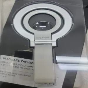 맥앤블랙 그립톡 TAP-02 맥세이프 스마트톡 핑거 링 홀더 거치대 (화이트 실버)