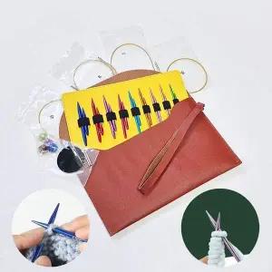 뜨개질공예 251YNE04 DIY 조립식 대바늘+숏팁 9종 혼합 세트
