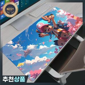 대형 마우스 패드 사무실 컴퓨터 원피스 토니 쵸퍼 데스크 매트 테이블 키보드 노트북 카펫  게임용