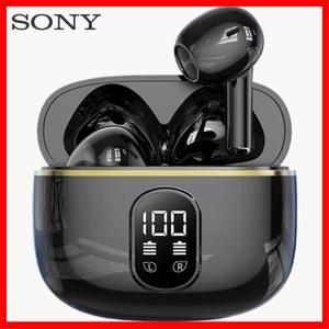 소니 X87 진정한 무선 이어폰 HIFI 스테레오 사운드 ENC 블루투스 헤드폰 전원 디스플레이 버드 아이폰 삼
