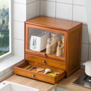 다용도수납장 주방찬장 식탁위선반 가정용 테이블 원목