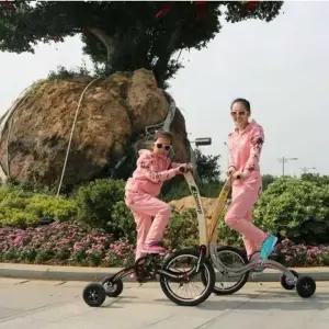 스탠딩 자전거 하프바이크 접이식 삼륜 서서타는 입식