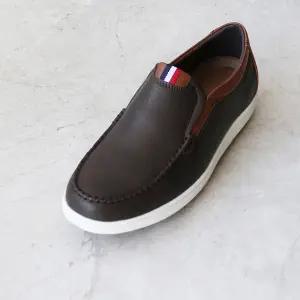 [롯데백화점]원더슈즈 [남성][국내생산] 골프드 발편한 쿠션 미끄럼방지 밴딩 골프화 슬립온 4CM BG-