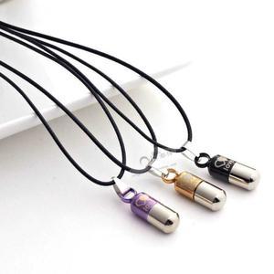 목걸이 휴대용 구급 홀더 약케이스 케이스 미니 약통