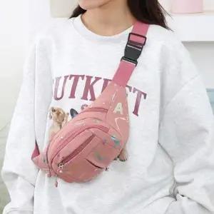 남여공용 커플 홀로그램 힙색 나들이 보조가방 미니백 WE02ACA