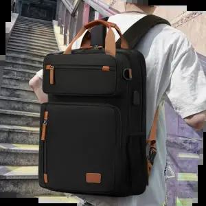 대학생백팩 고밀도 방수 확장가능 노트북 수납 대용량 남성 백팩