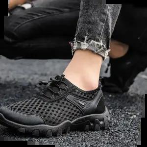 밴딩스트랩 데일리 남성 여름 메쉬 소재 캐주얼 스니커즈 운동화