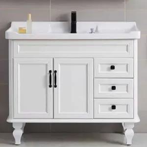 세면대하부장 공간활용 슬라이딩 틈새세면대장 욕실수납장 화장실정리함