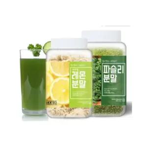 건강스토리 파슬리 레몬 분말 만주스 파우더 세트