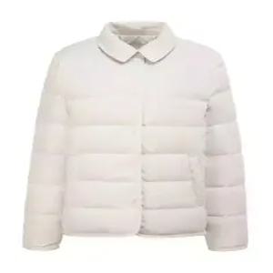 [국내백화점]  헤지스 레이디스 [24FW] [덕다운] 크림 카라형 숏 경량다운 점퍼 WSJU4D902CR 방