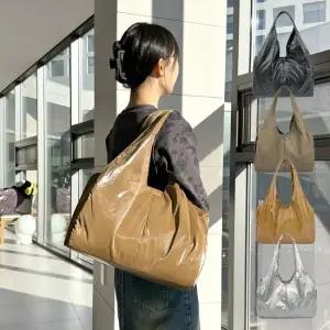 일체형 숄더끈 글로시 빅사이즈 숄더백 글로시백 일체형숄더끈 큰가방 보부상숄더백