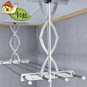 TBZ 둘더스 올스텐 천정건조대 2단 천정건조대 베란다건조대 건조대 이불건조대