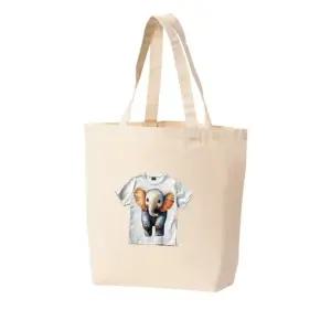 에코백 다양한 사이즈 티셔츠안 코끼리 엘리펀트 프린트에코백