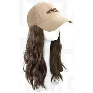 헤어피스 모자가발 일체형 긴머리 여자붙임머리