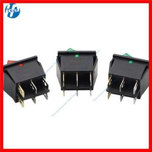 더블 라이트 스위치 로커 스위치 방수 온 오프 래칭 보트 전원 스위치 KCD6 6 핀 16A 250V 20A 125V 1 개