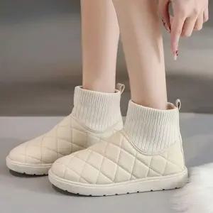 겨울 여성 데일리 눈오는날 방한 삭스 부츠 패딩 슈즈 신혼여행신발 글래디에디터