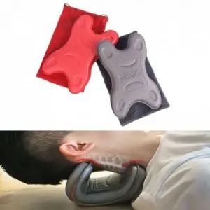 백지영목견인기 스트레칭 휴대용 경추베개 접이식