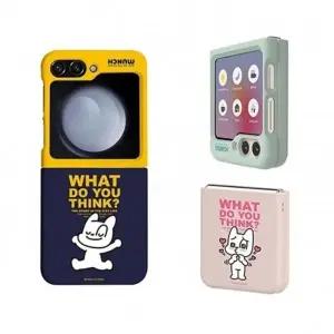 뭉크 라이프 슬림 하드 Z플립 케이스 갤럭시Z플립6F741 갤럭시Z플립5F731