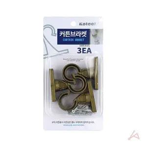 [콩심팥심]색상랜덤 브라켓 옛날 커튼 커튼봉고리 커튼봉걸이