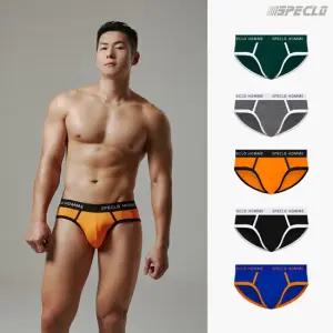 남자 스네피 면 삼각팬티 4종 세트