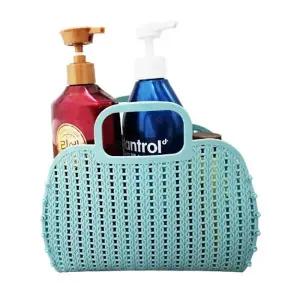 ( )목욕 휴대용 바구니 블루 물빠짐 수영장 샤워 사우나 가방 목욕탕 헬스