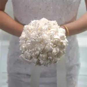 촬영 셀프 웨딩부케 소품 조화 인조 화이트 웨딩