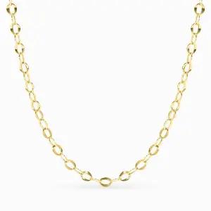 갤러리아 18K 라베 링크 체인 목걸이 소