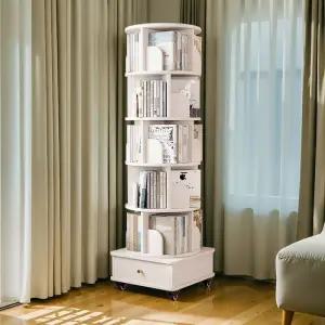 회전책장 회전 만화책장 4단 서재 6단 2단 인테리어 책꽂이