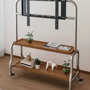 티비거치대 바퀴형 TV스탠드 티비받침대 80인치까지 초대형