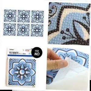 미끄럼방지스티커 미끄럼 방지 스티커 욕실 화장실 논슬립 패턴3 6매