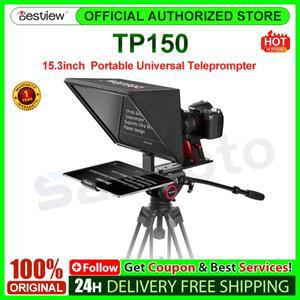 베스트뷰 데스뷰 TP150 휴대용 유니버설 텔레프롬프터는 수평   텔레프롬프팅 모두를 지원합니다.