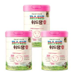 파스퇴르 위드맘 제왕 분유 2단계 750g 3개