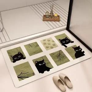 욕실 규조토 발매트 주방 현관 바닥 매트 세트