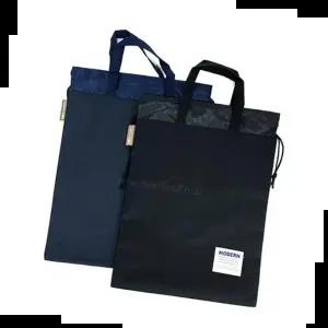 여자실내화주머니 옴니버스 모던 조리개 보조가방 실내화주머니 (대)