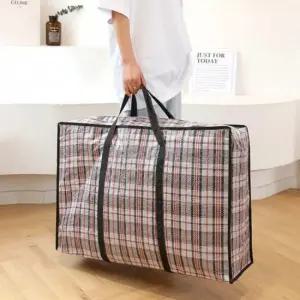 지퍼타포린 대형 이사 짐 가방 77x53 이민가방 타포린가방 대형타포린백 이불가방