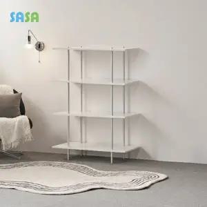 [SASA]사사가구 엘린 미드센츄리 4단 800 선반형 모던 장식장