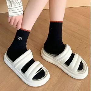 가벼운 여자 EVA 여름 샌들 슬리퍼 도톰 스트랩