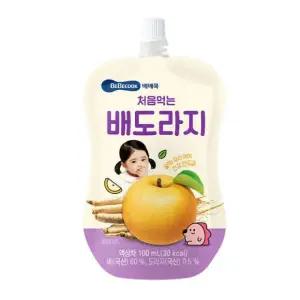 베베쿡 처음먹는 배도라지 100ml, 40개