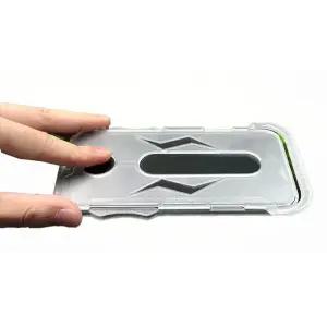 /키스맥 쉽게부착하는 이지툴 강화유리필름(아이폰12프로)