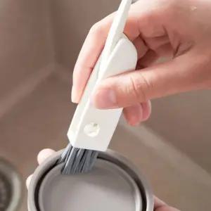 미니 세척 솔 3in1 텀블러 젖병 뚜껑 틈새 브러쉬 뚜껑틈새세척