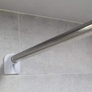 [골드스마일]200cm 무타공 압축커텐봉 욕실 행거봉 110 다용도실