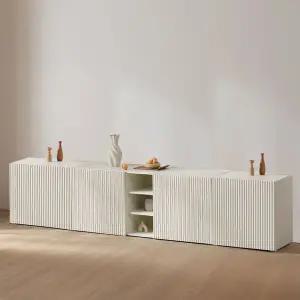 트리플 벨무브 템바보드 높은 거실장 세트 2700