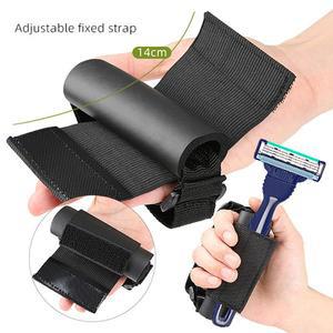 환자  노인을 위한 식사 보조용 탄력 밴드, 흔들림 방지 커프, 숟가락, 포크, 나이프 고정