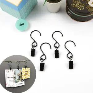 [알티피아]bns S고리 커튼 압축봉 소품 고리 걸이 집게 대1P