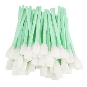 산업용 청소면봉 긴막대 스펀지헤드 50p 대량구성 틈새청소 정밀세척 청소도구