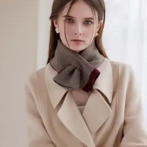 숏 머플러 목도리 쁘띠 심플 겨울 정장 보온
