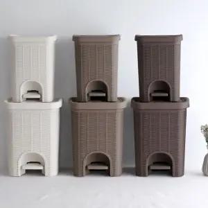 스트로 페달 휴지통 2size