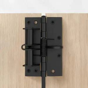 도릭스 경첩 힌지 스프링 문고정 블랙 스프링경첩 자동힌지