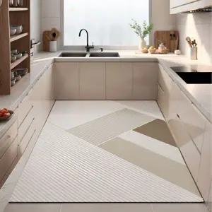 헤토르누 대형 주방매트 PVC 주방 발매트 특대형 부엌